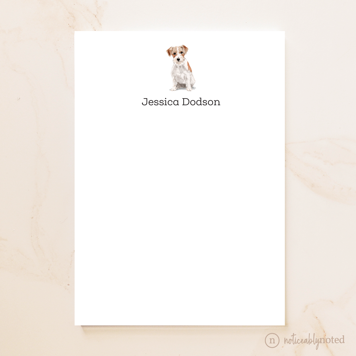 Jack Russell Dog Notepad