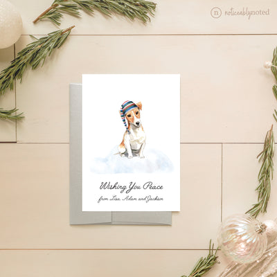 Jack Russell Dog Holiday Greeting Cards | Noticeably Noted