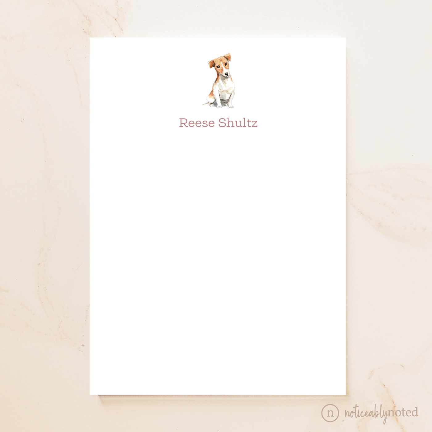 Jack Russell Dog Notepad