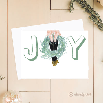 Joy Christmas Card | Noticeably Noted