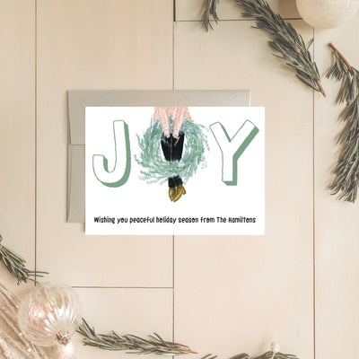 Joy Holiday Greeting Cards | Noticeably Noted