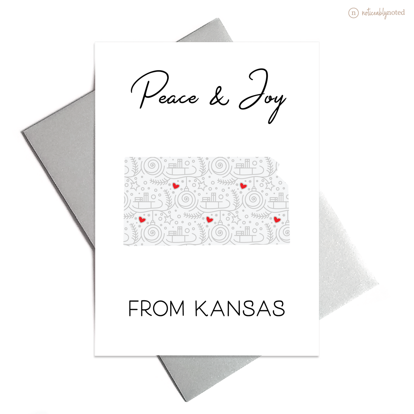 Kansas Holiday Card | Noticeably Noted