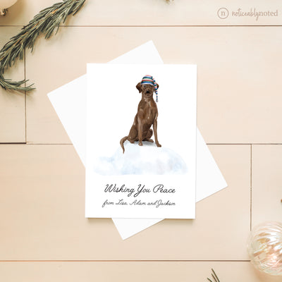 Labrador Retriever Dog Christmas Card | Noticeably Noted