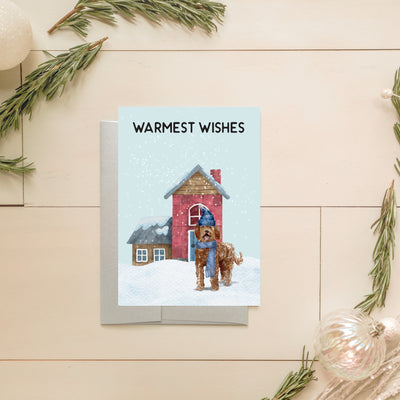 Labradoodle Holiday Card | Noticeably Noted