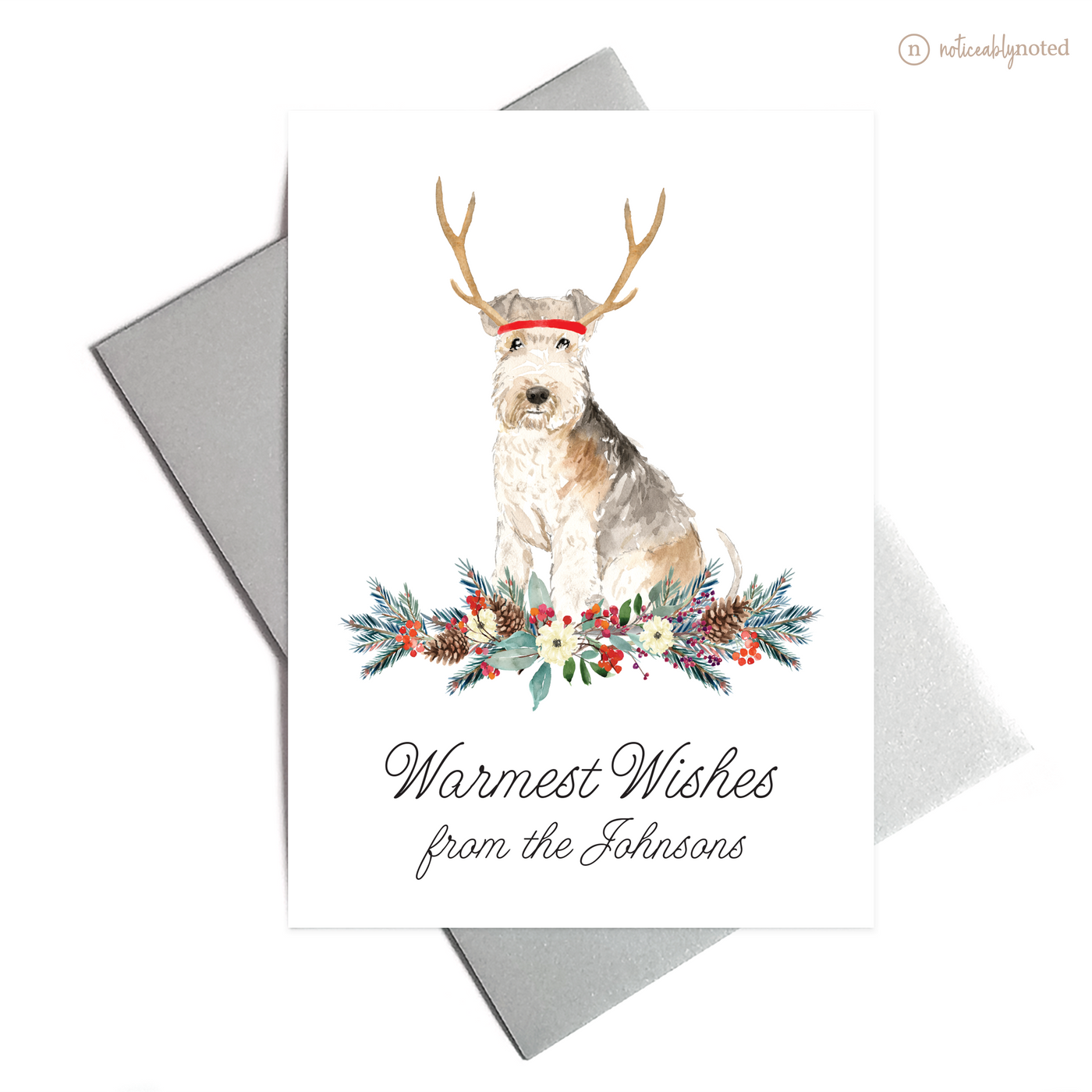 Lakeland Terrier Dog Holiday Greeting Cards | Noticeably Noted