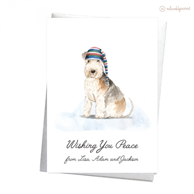 Lakeland Terrier Dog Christmas Card | Noticeably Noted