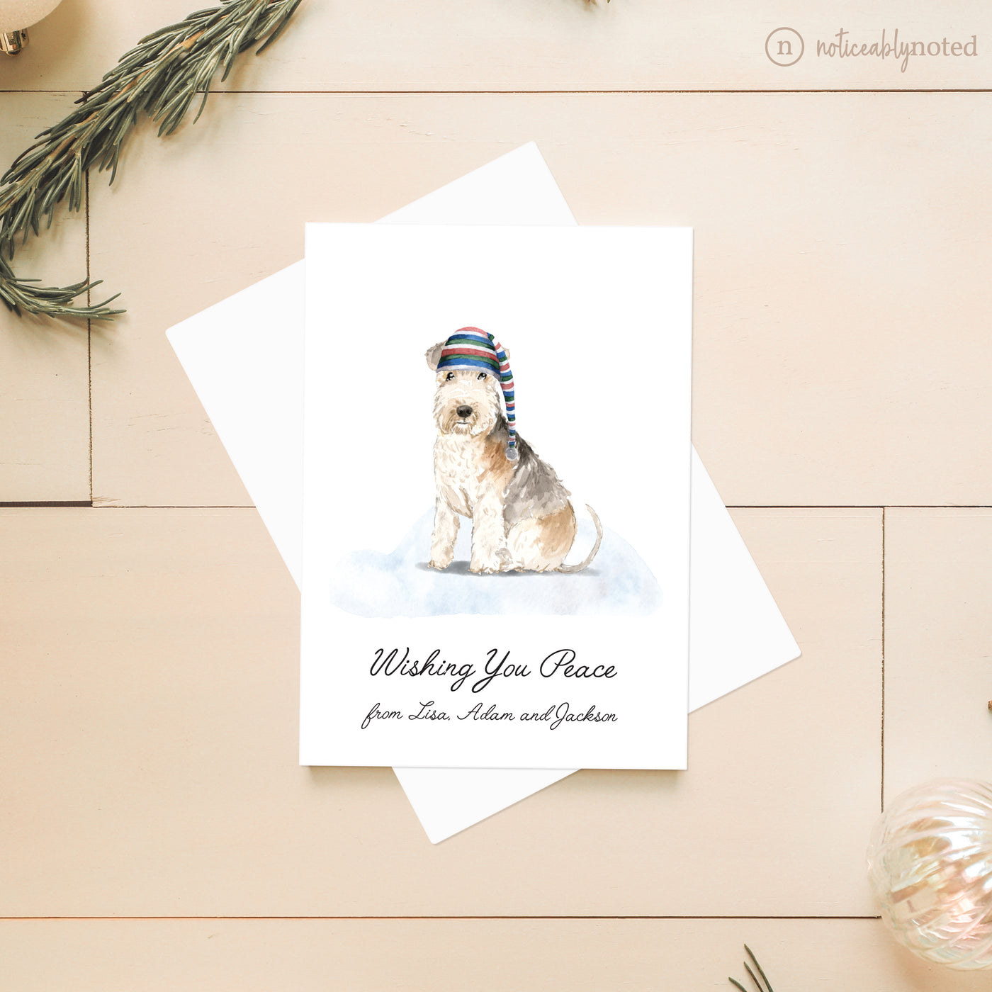 Lakeland Terrier Dog Christmas Cards | Noticeably Noted