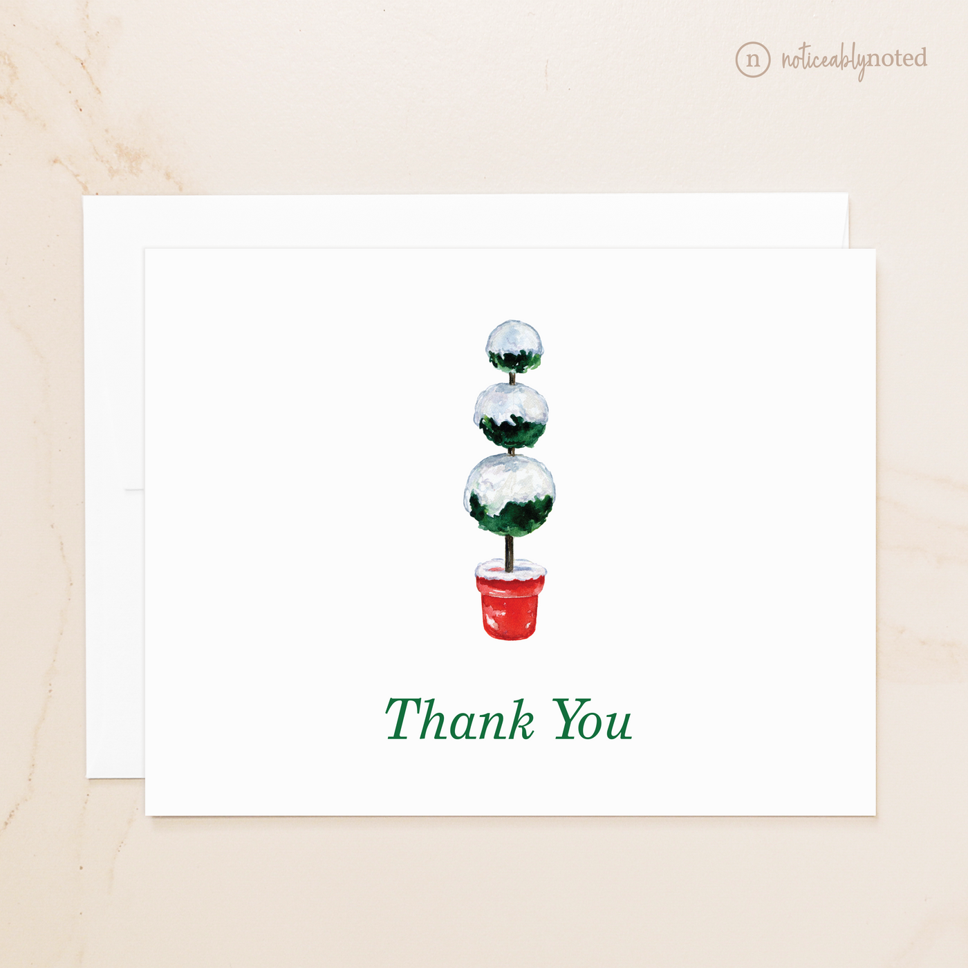 Topiary Thank You Cards | Noticeably Noted