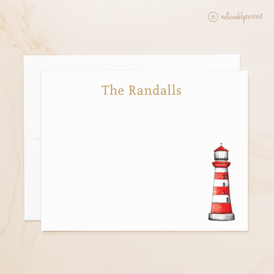 Lighthouse Personalized Flat Cards