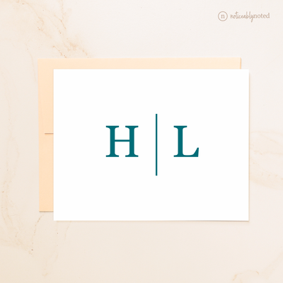 Monogrammed Folded Cards | Noticeably Noted