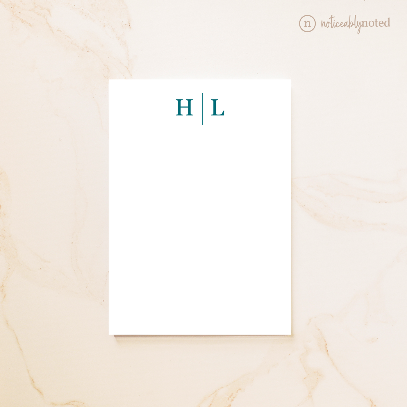 Monogram Notepad Gift | Noticeably Noted