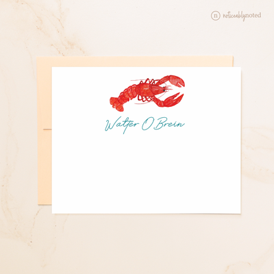 Lobster Personalized Flat Cards