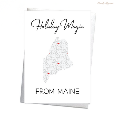 Maine Holiday Card | Noticeably Noted