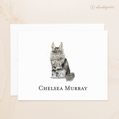 Maine Coon Cat Folded Cards