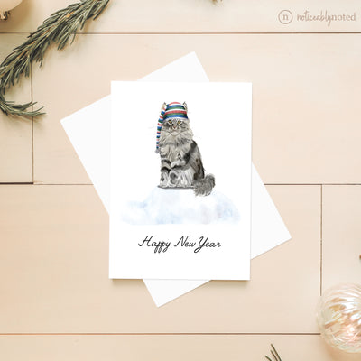 Maine Coon Christmas Cards | Noticeably Noted