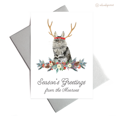 Maine Coon Christmas Cards | Noticeably Noted
