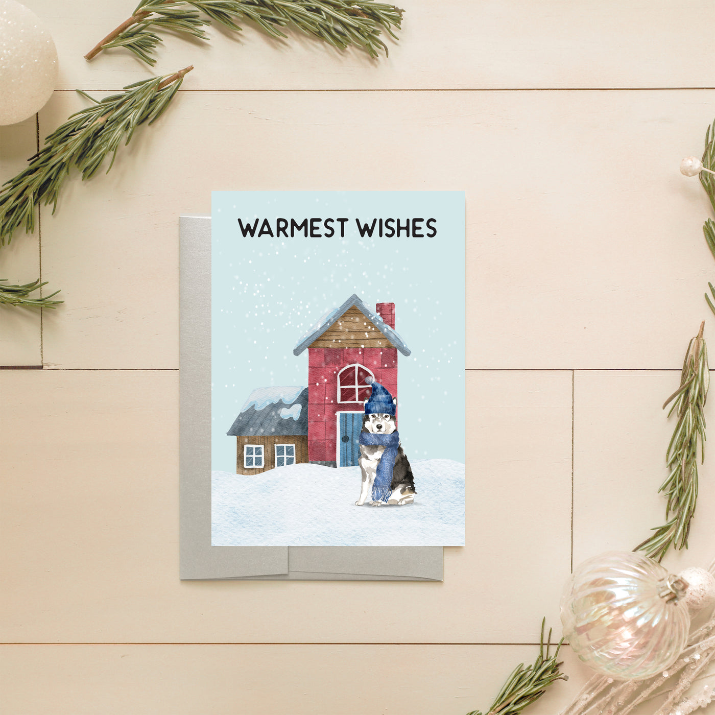 Malamute Holiday Card | Noticeably Noted