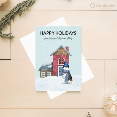 Malamute Christmas Card | Noticeably Noted