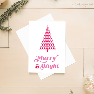 Merry & Bright Christmas Card | Noticeably Noted