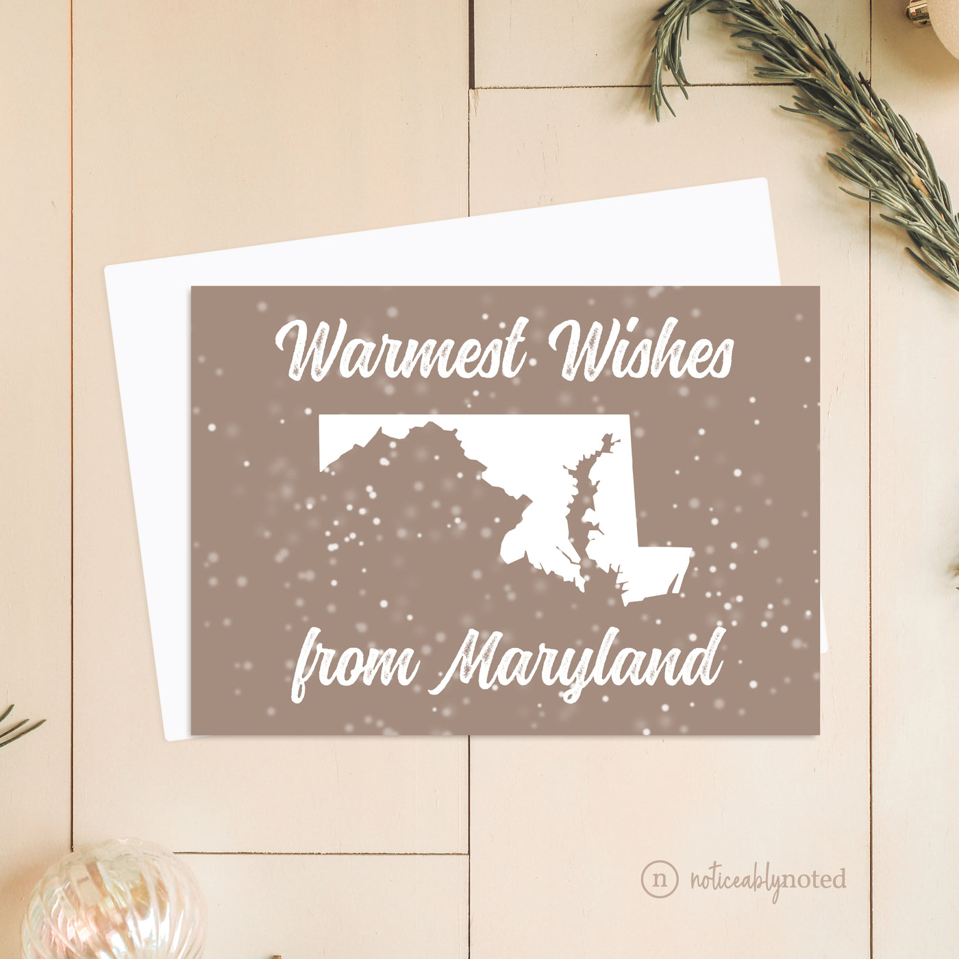 MD Christmas Card | Noticeably Noted