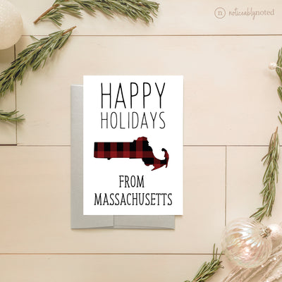 Massachusetts Holiday Card | Noticeably Noted