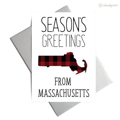 Massachusetts Christmas Cards | Noticeably Noted