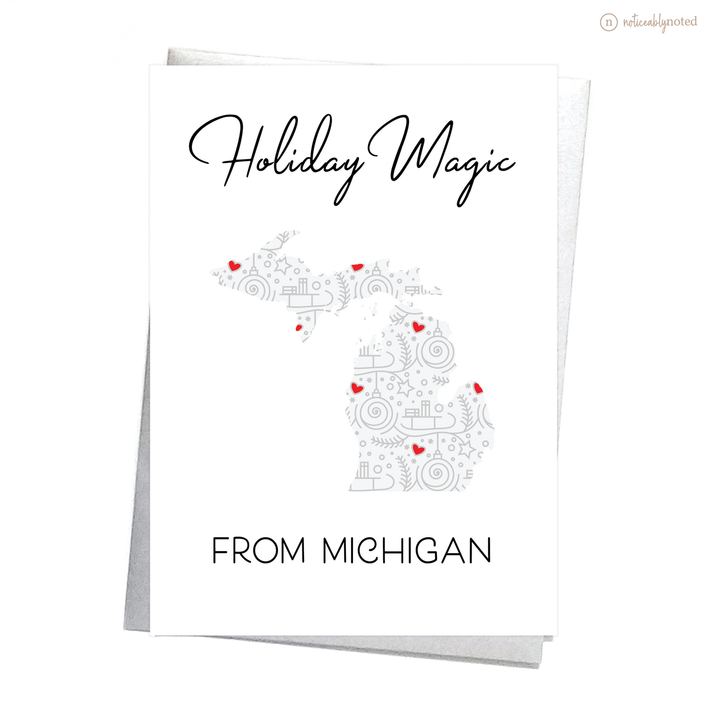 MI Christmas Card | Noticeably Noted