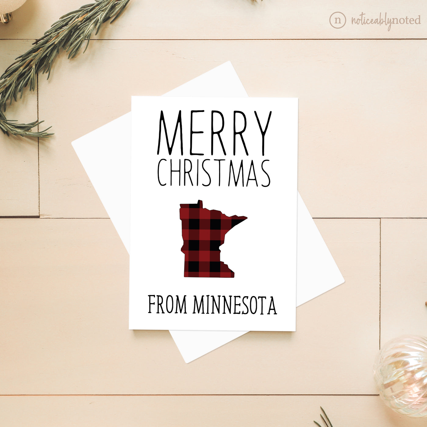 MN Christmas Card | Noticeably Noted