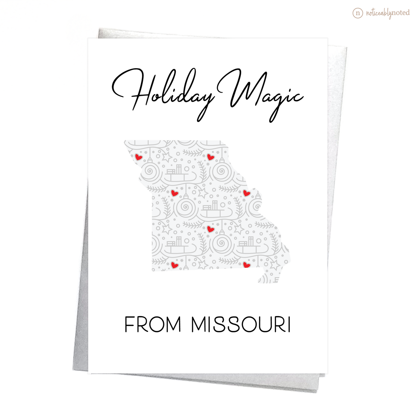 MO Christmas Card | Noticeably Noted