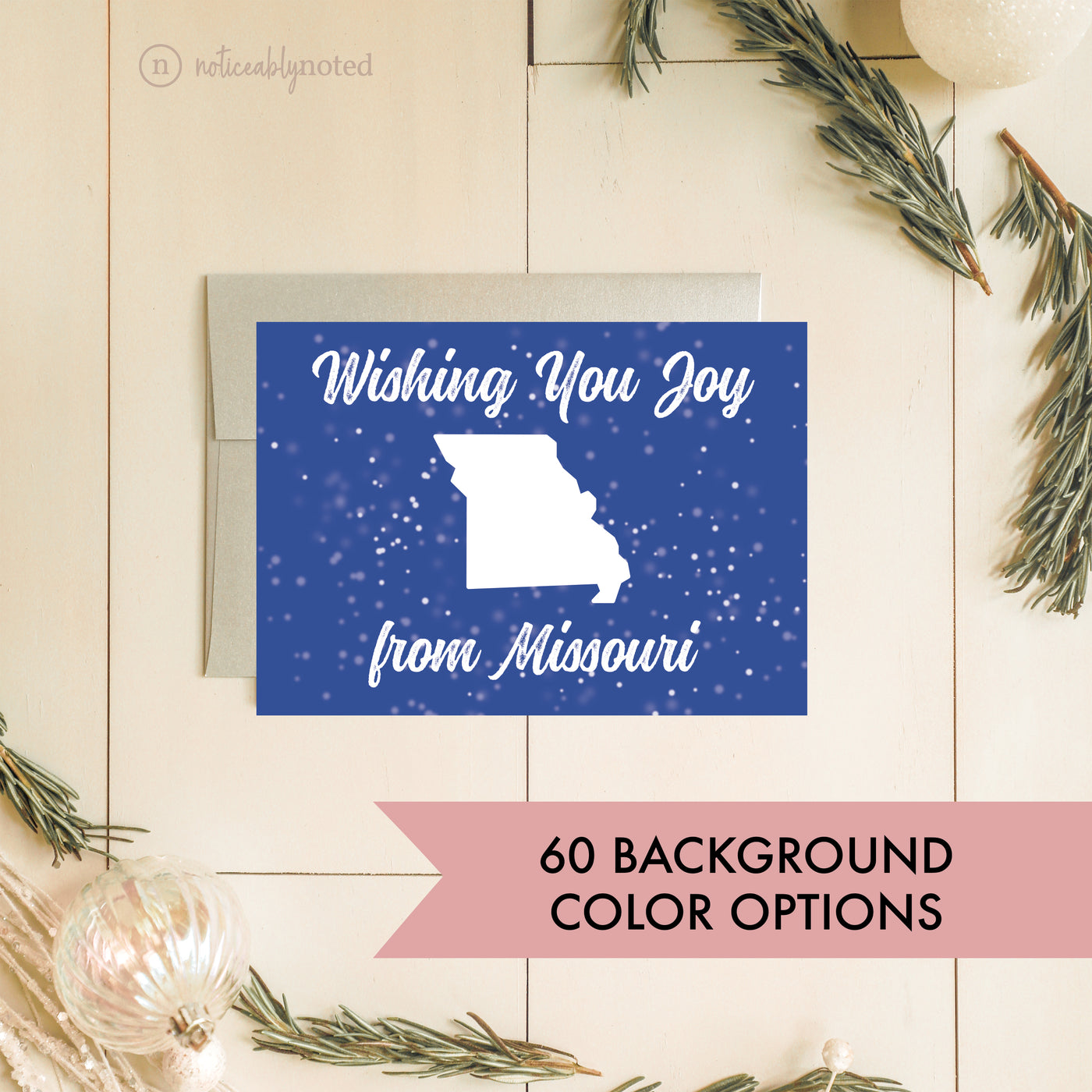 Missouri Holiday Card | Noticeably Noted