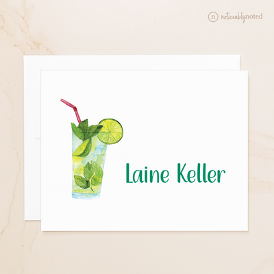 Mojito Personalized Folded Note Cards