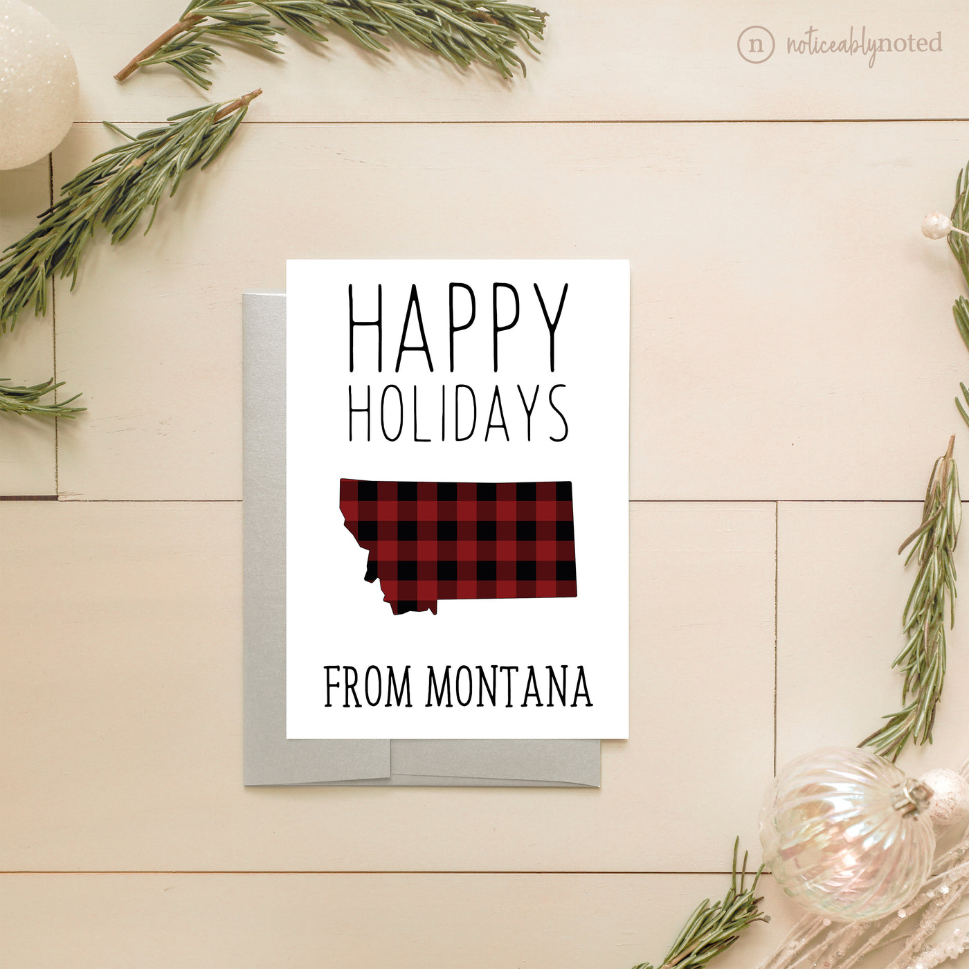 Montana Holiday Card | Noticeably Noted