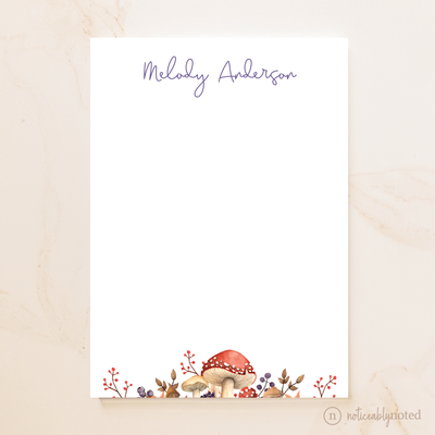 Mushroom Personalized Notepad
