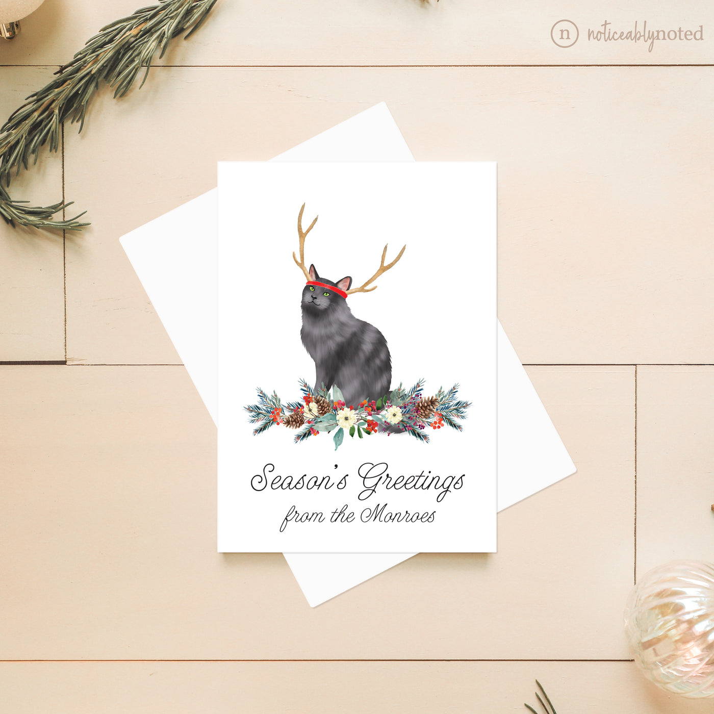 Nebelung Christmas Cards | Noticeably Noted
