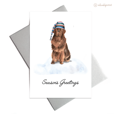 Newfoundland Dog Holiday Card | Noticeably Noted