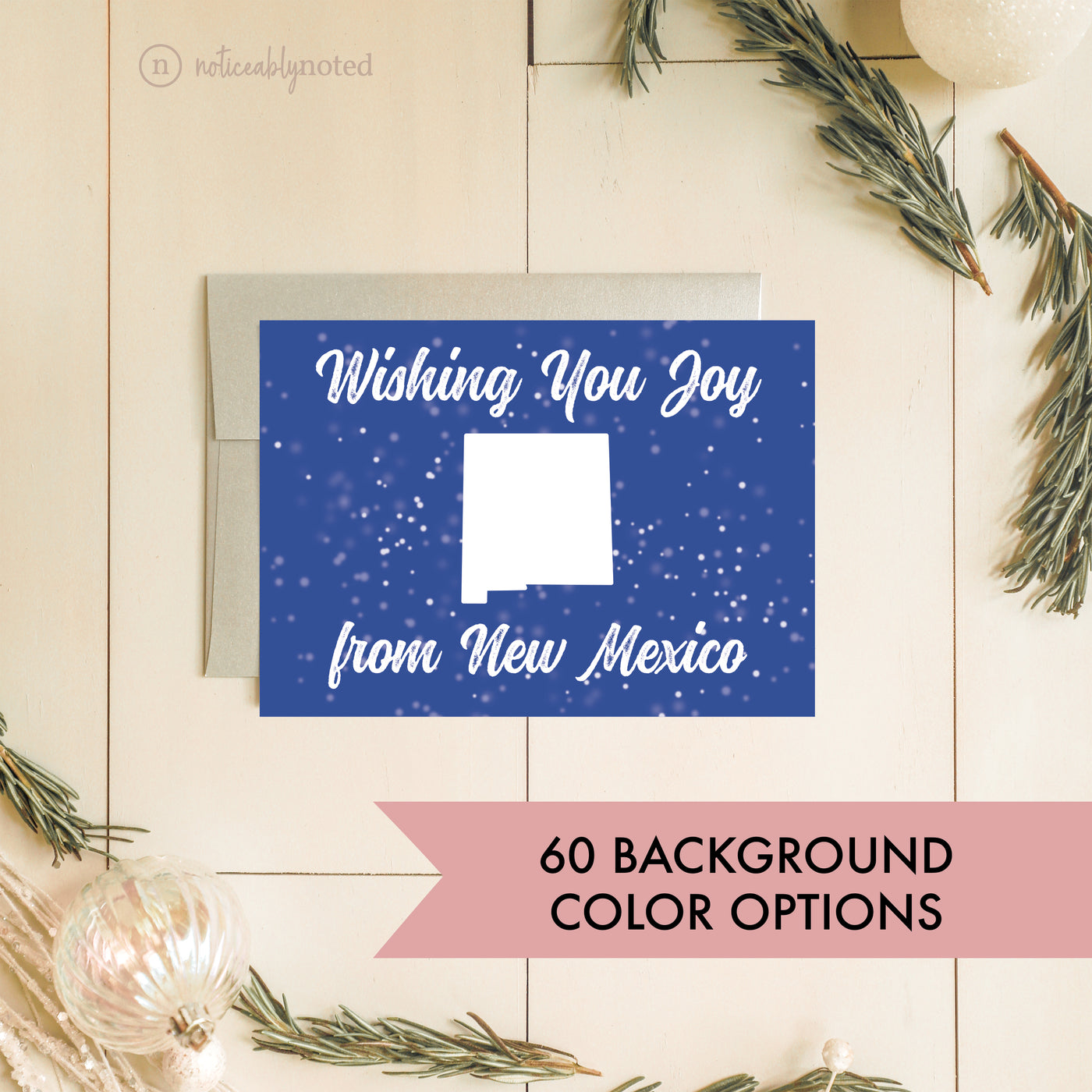 New Mexico Holiday Card | Noticeably Noted