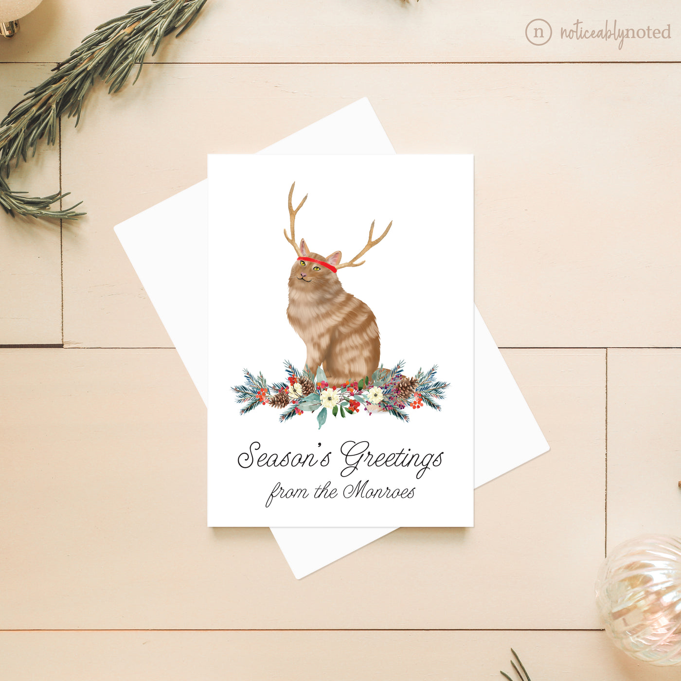 Norwegian Forest Christmas Card | Noticeably Noted