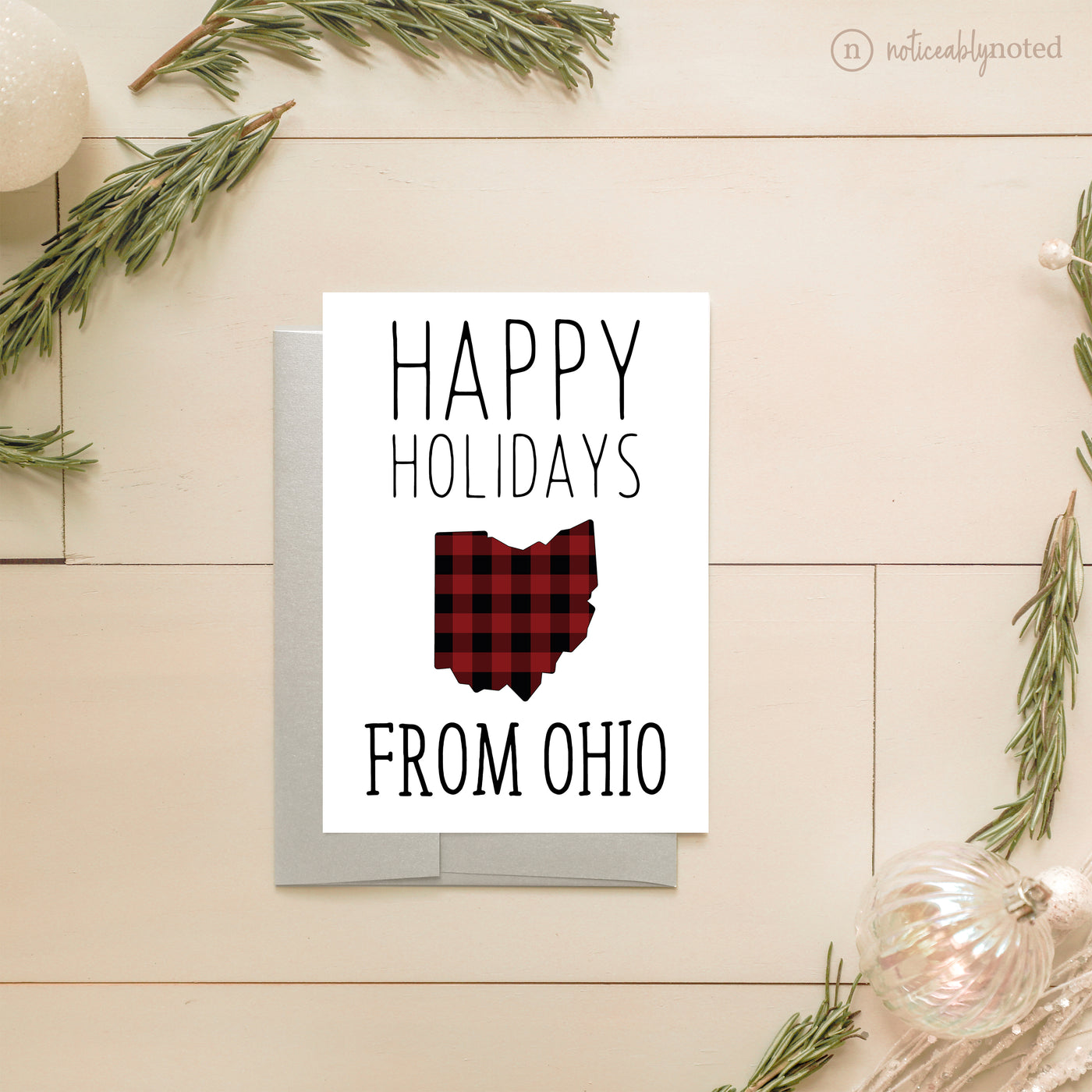 Ohio Holiday Card | Noticeably Noted
