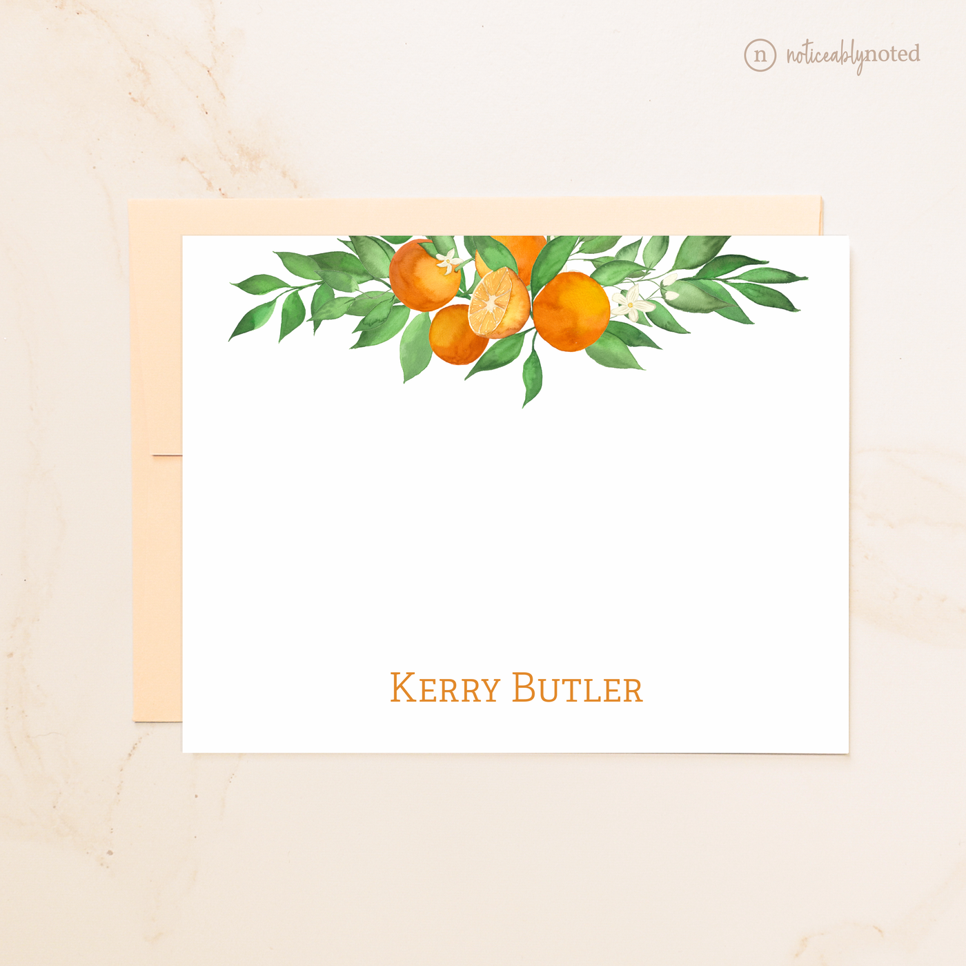 Oranges Flat Cards | Noticeably Noted