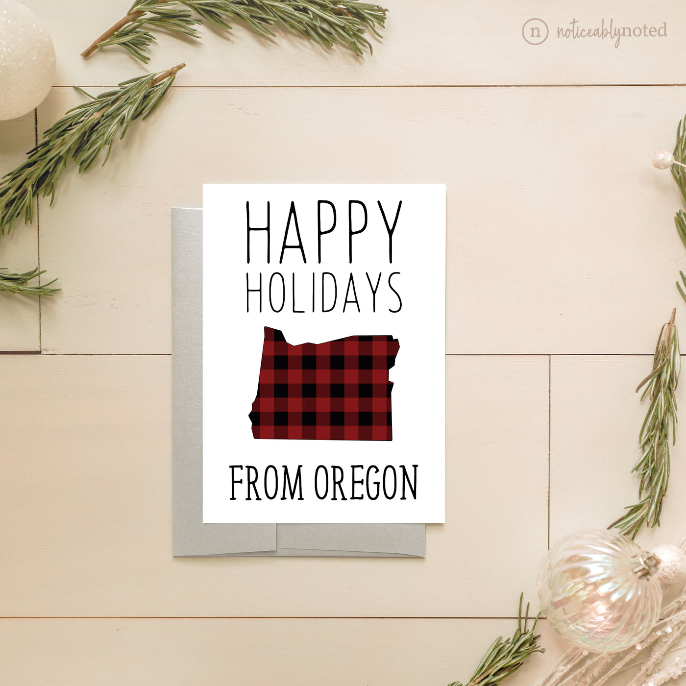 Oregon Holiday Card | Noticeably Noted