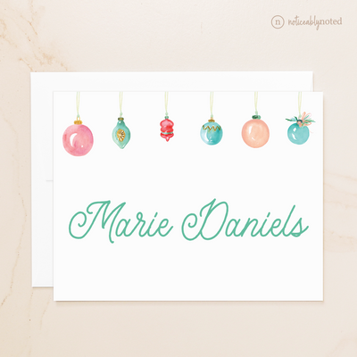 Ornaments Personalized Folded Cards
