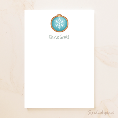 Ornament Cookie Personalized Notepad