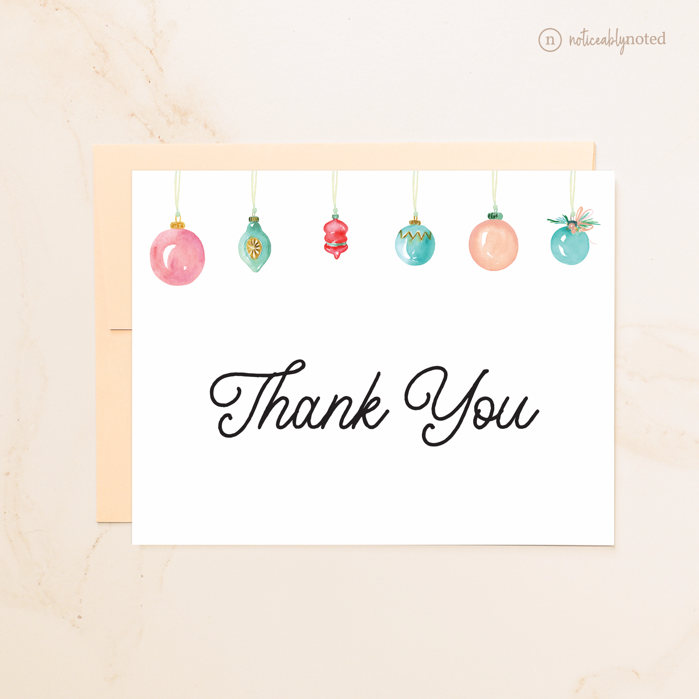 Ornaments Thank You Cards | Noticeably Noted