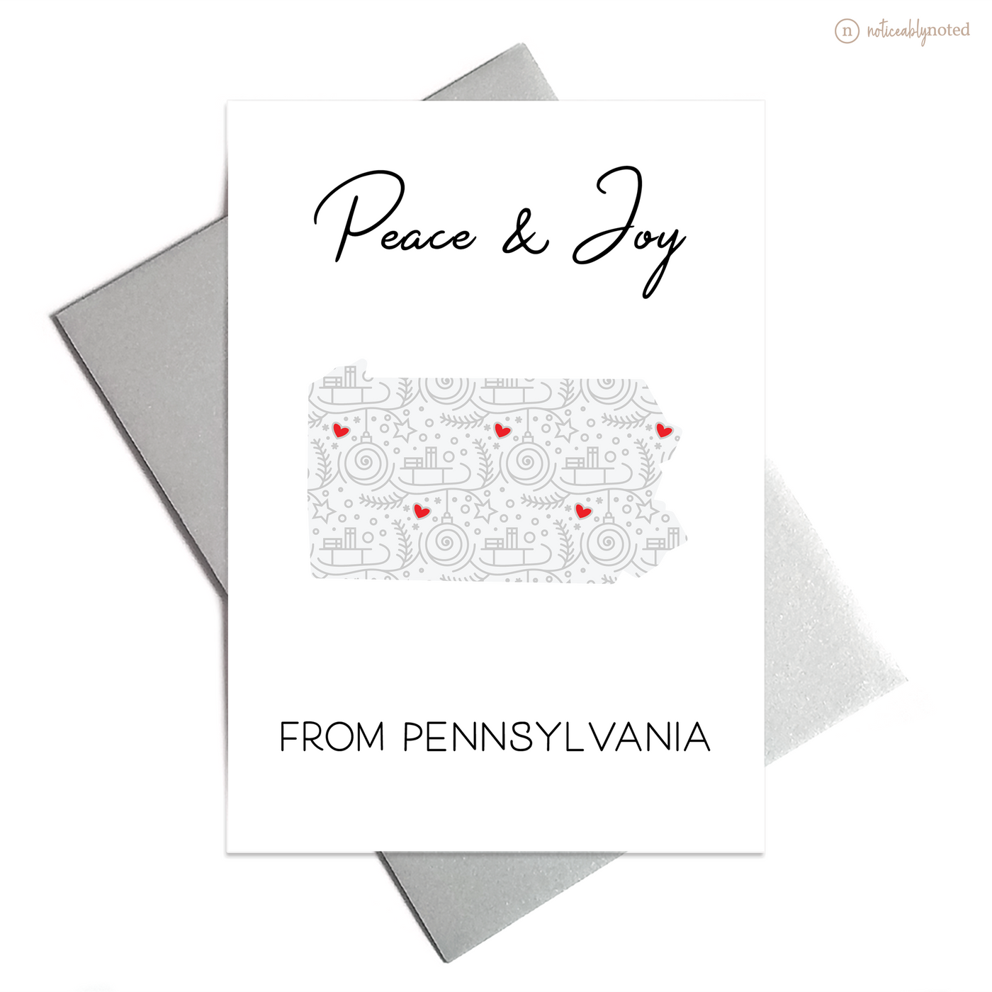 PA Christmas Card | Noticeably Noted