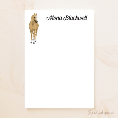 Palomino Horse Notepad (#38)