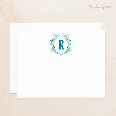 Evergreen Branch Personalized Cards| Noticeably Noted