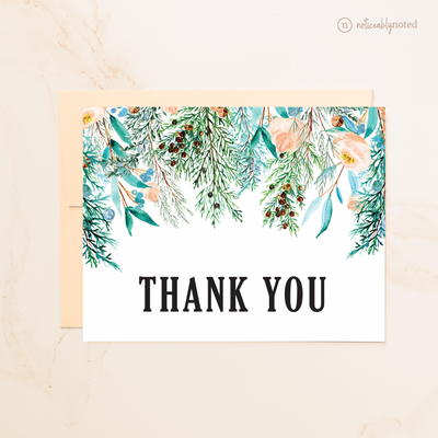 Evergreen Branch Thank You Card Set | Noticeably Noted
