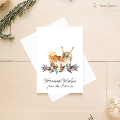 Pekingese Dog Christmas Card | Noticeably Noted