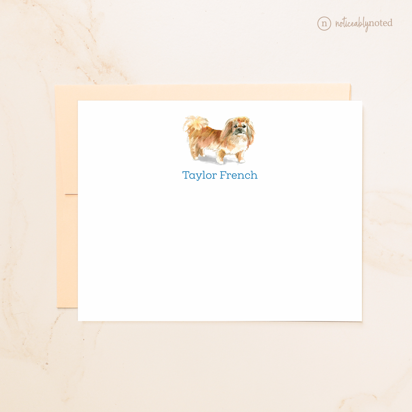 Pekingese Dog Flat Cards