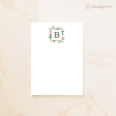 Peppermint Monogrammed Notepad | Noticeably Noted